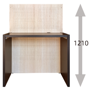 システムパンチングデスク縦幅